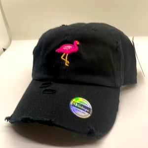Black Flamingo Hat